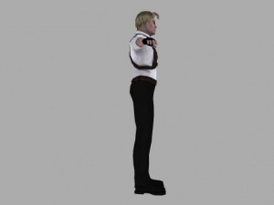 a man in a shirt 3D Модель