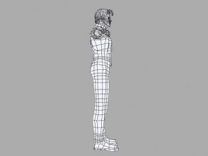 a man in a shirt 3D Model