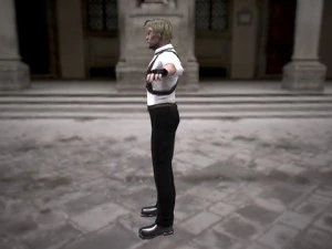 a man in a shirt 3D Model