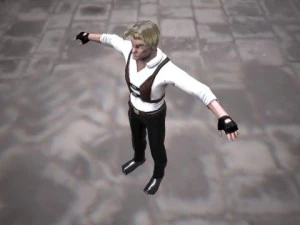 a man in a shirt 3D Model