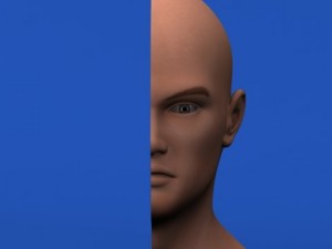 head cutaway anatomy 3D Model