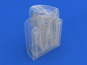 tooth cutaway 3D Model