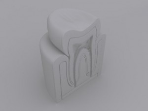 tooth cutaway 3D Модель