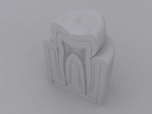 tooth cutaway 3D Модель