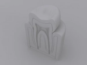 tooth cutaway 3D Model