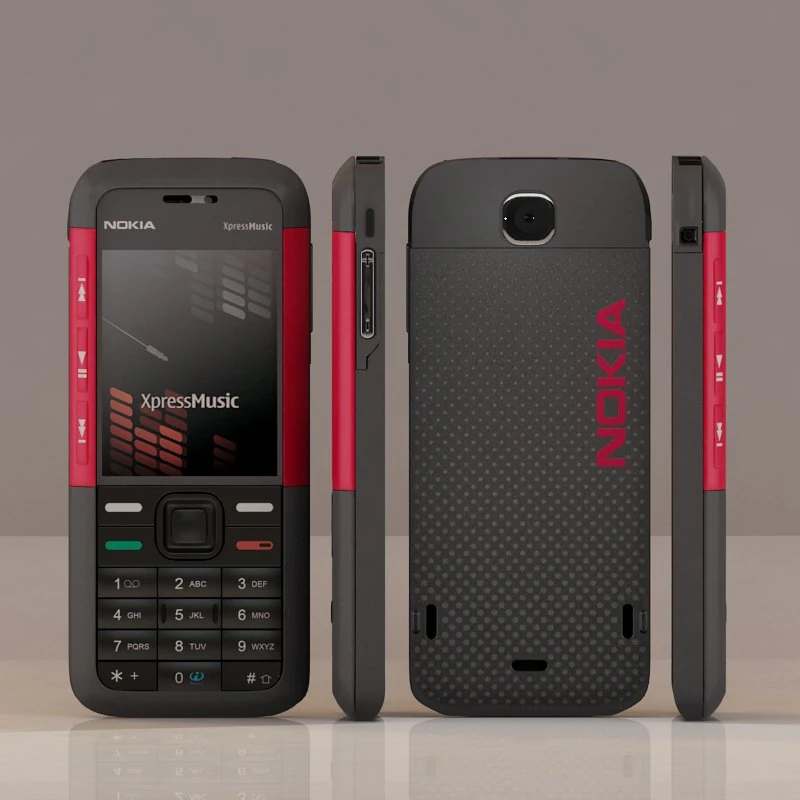 nokia 5310 3D Model .c4d .max .obj .3ds .fbx .stl .blend 