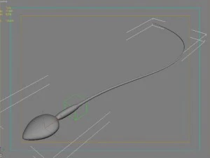 animated sperm 3D Model