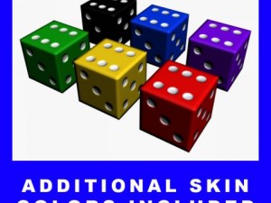 game ready dice 3D Model