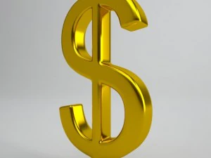 dollar sign 3D Model
