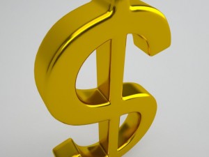 dollar sign 3D 模型