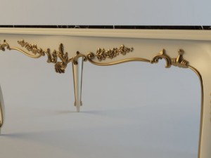 classic table 3D 모델
