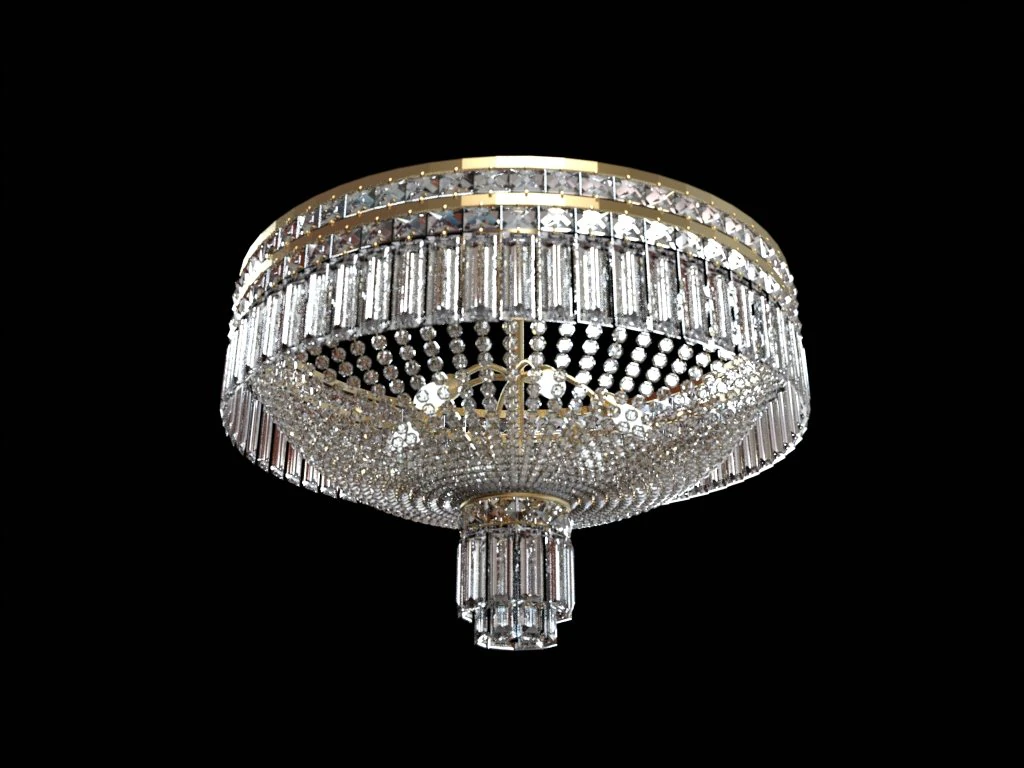 chandelier 3D Model .c4d .max .obj .3ds .fbx .stl .blend 