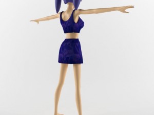 Girl anime 3D 모델