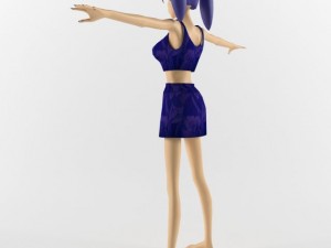 Girl anime 3D 모델