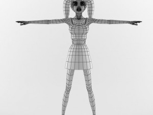 Girl anime 3D 모델