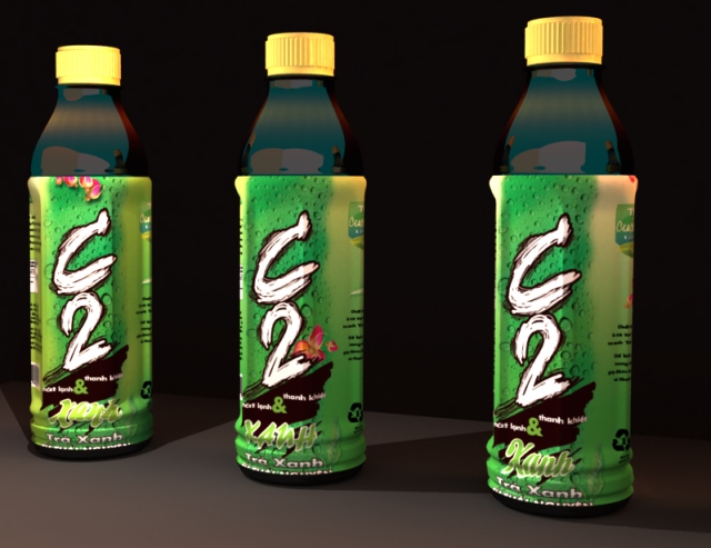 green tea Modelo 3D .c4d .max .obj .3ds .fbx .stl .blend 