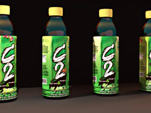 gr&uuml;ner Tee 3D Modell