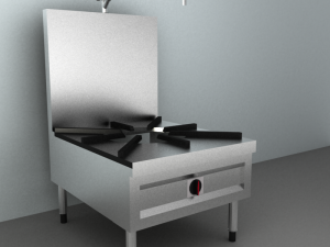 gas stock pot Model 3D