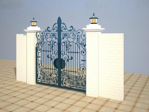 iron gate 3D Model