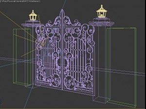 iron gate 3D Model