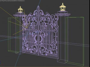 iron gate 3D Model