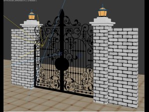 iron gate 3D Model