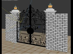 iron gate 3D Model