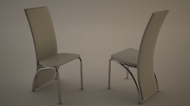 chair 1 white Modelo 3D .c4d .max .obj .3ds .fbx .stl .blend 