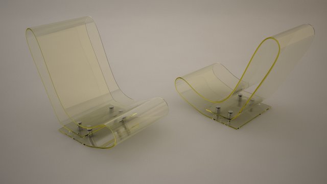 lcp kartell yellow 3D Model .c4d .max .obj .3ds .fbx .stl .blend 