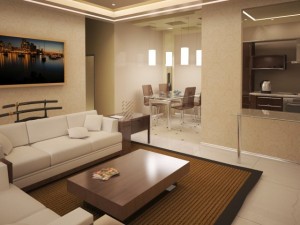 living room Modelo 3D