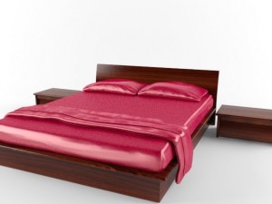 bed 3D Модель