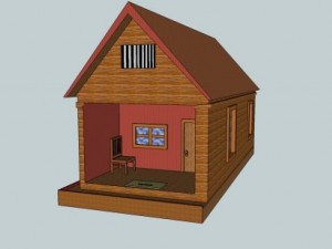 lil house Modèle 3D