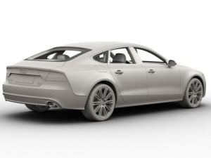 audi a7 sportback 2011 3D Модель