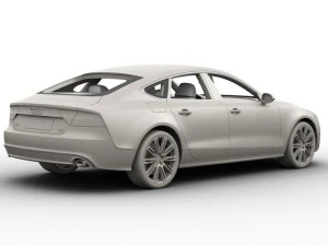 audi a7 sportback 2011 3D Model