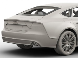 audi a7 sportback 2011 3D Модель