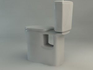 toilet 3D 모델