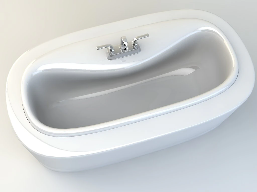 bath 3D Model .c4d .max .obj .3ds .fbx .stl .blend 