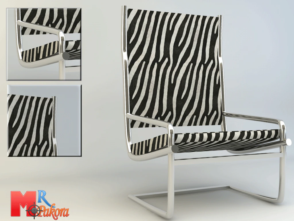 chair 3D Model .c4d .max .obj .3ds .fbx .stl .blend 