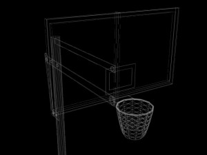 portable basketball net Modelo 3D
