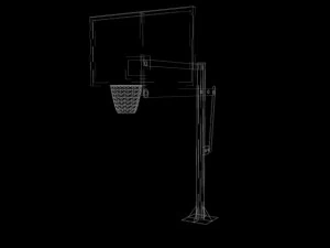 portable basketball net 3D Model