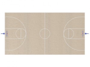 basketball court 3D Model