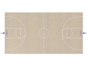 terrain de basket Modèle 3D