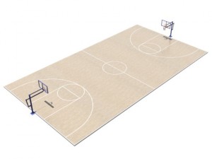 basketball court Model 3D