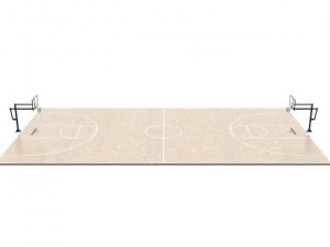 basketball court Model 3D