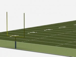 football field 3D Model
