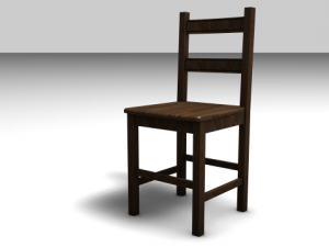 chair x001 Modelo 3D