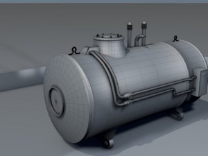 gas tank Modelo 3D