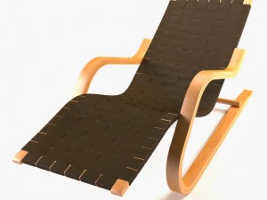 alvar aalto lounge chair 3D Модель