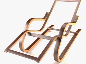 alvar aalto lounge chair 3D Модель