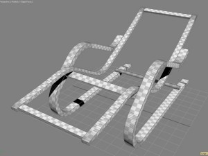 alvar aalto lounge chair 3D Модель